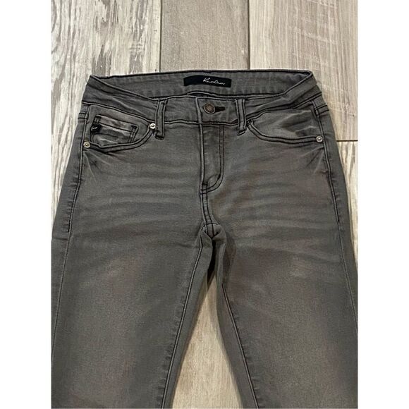 KanCan black gray skinny jeans, size 1 - Picture 2 of 12